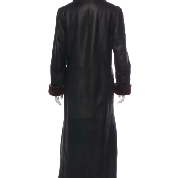 Connolly long shearling coat - Picture 2 of 4